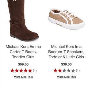 Michael Kors Toddler girls size 9